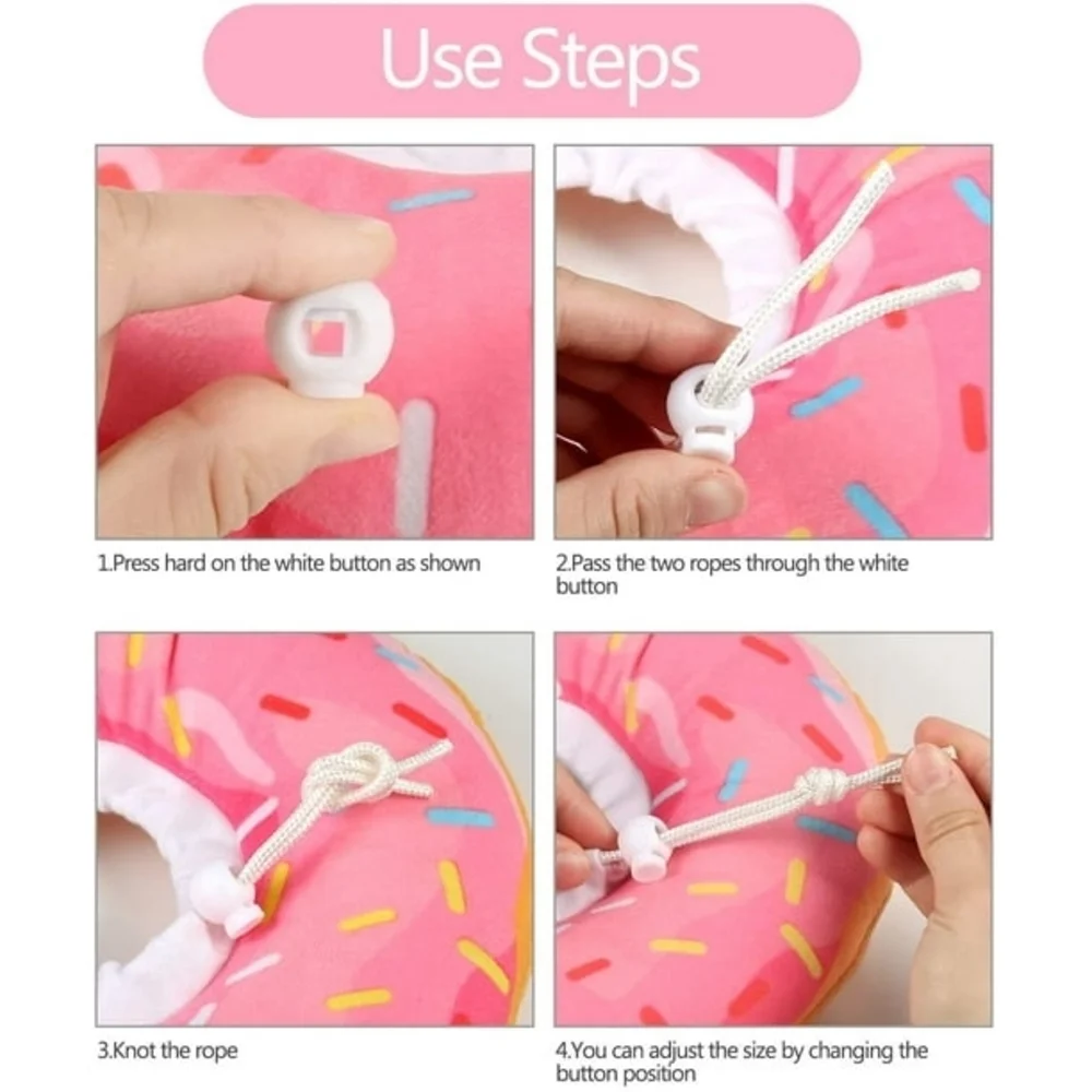 Pink Donut Cat Collar